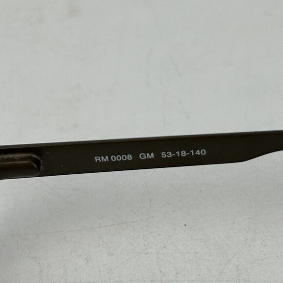 Robert Mitchel RM 0008 Eyeglasses Frames Mens Rectangle Gunmetal Full Rim 140 mm - Picture 12 of 13